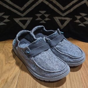 Hey Dude Womens Moccasins in Heather Gray Size 9